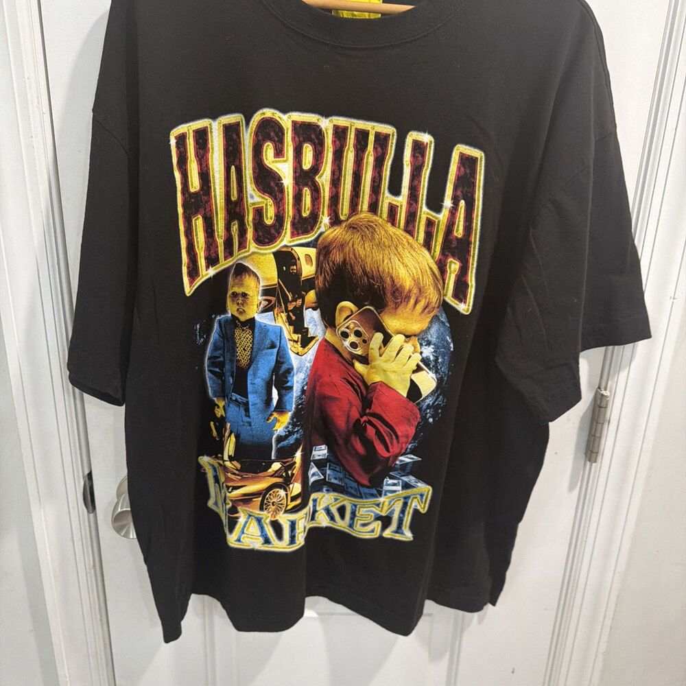 Chinatown Market Hasbulla Rap T-Shirt, Black, Size XXL
